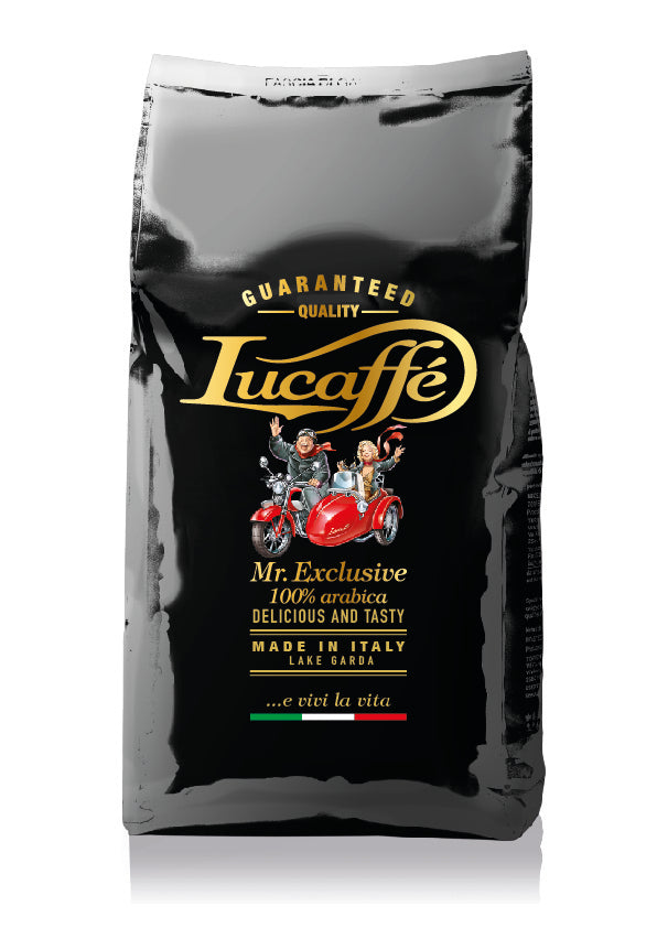 Lucaffe MR. EXCLUSIVE 100% Arabica Kaffee ganze Bohnen 1kg Lucaffe MR. EXCLUSIVE 100% Arabica Kaffee ganze Bohnen 1kg